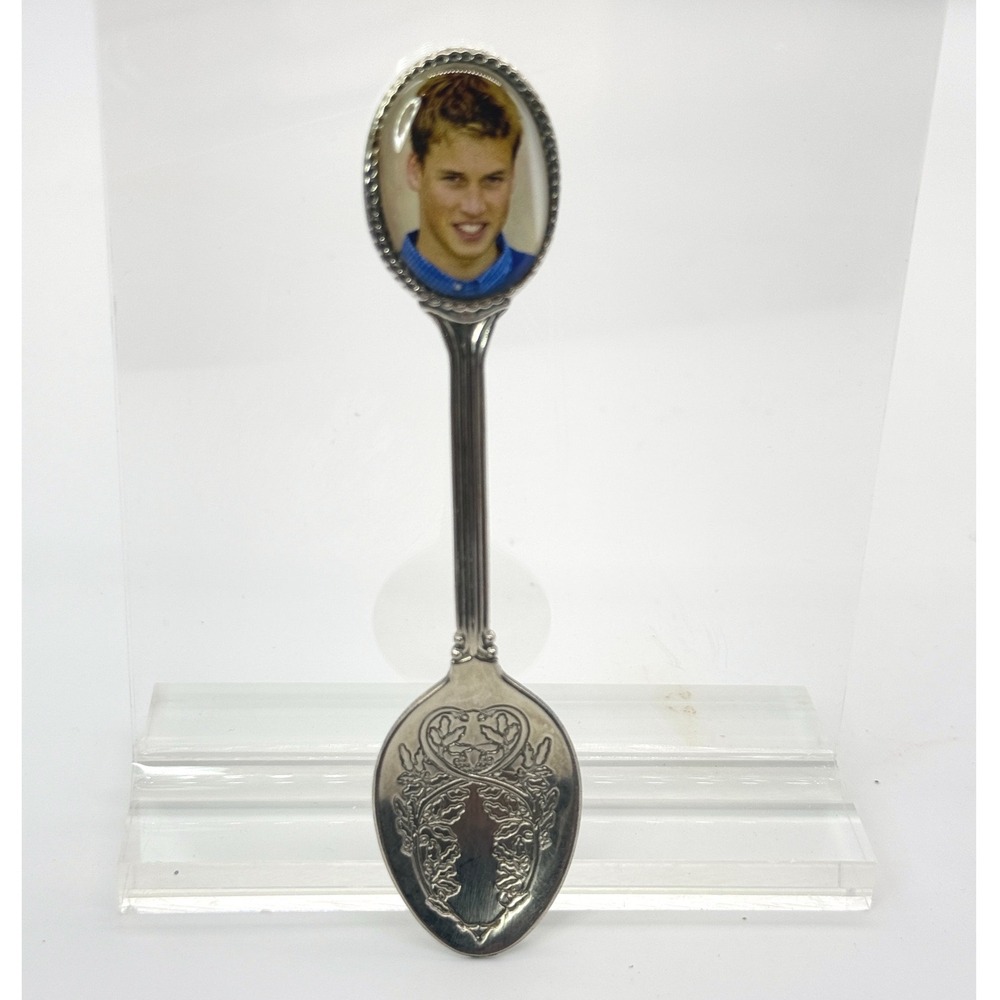 S.S.L. Prince William Souvenir Spoon‎ Unisex OS Silver Plated Royal Memorabilia